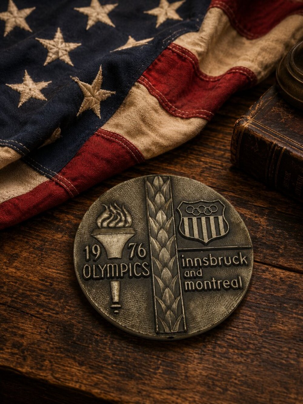 1976 Olympic Games Pewter Medal Contributor